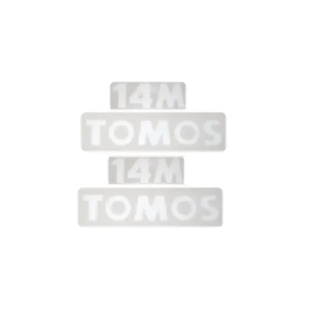 14M TOMOS decal set