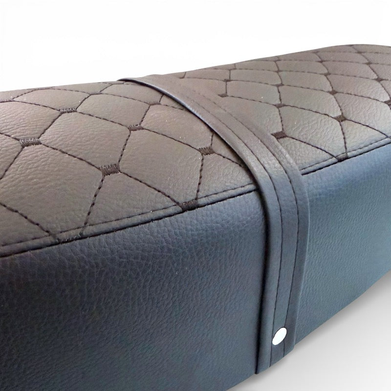 Seat black stitched for Tomos APN4