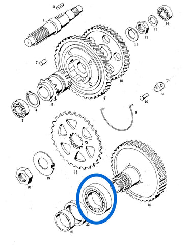 Bearing 30x55x13 6006 2RS FAG