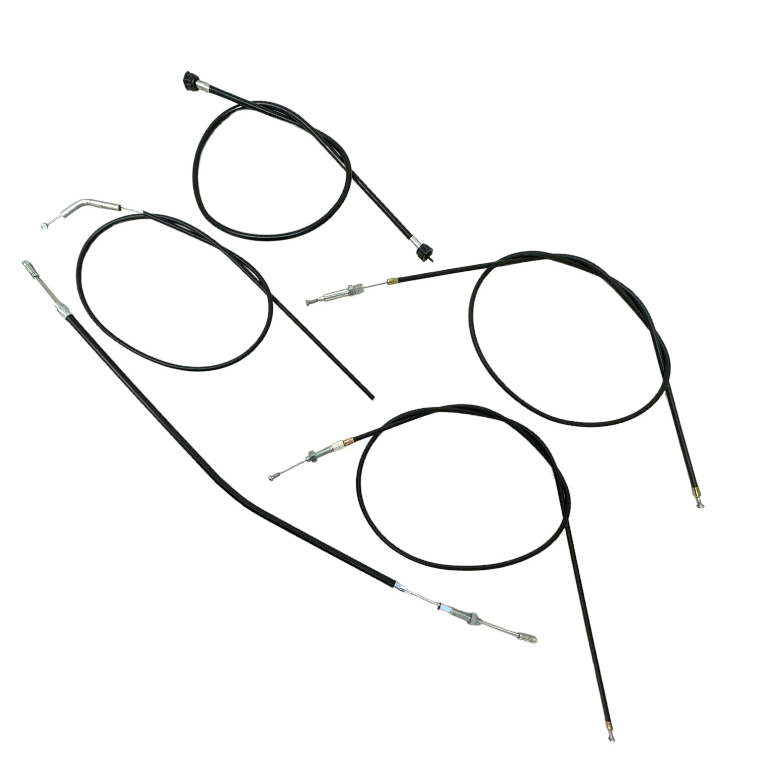 Set of cables for Tomos Apn black
