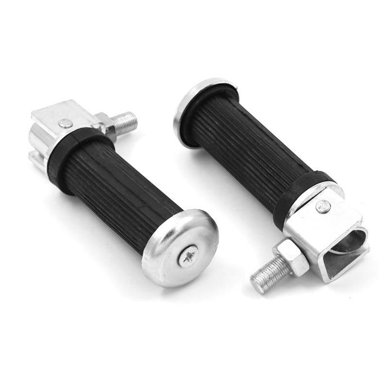 Rear switchable footpegs adjustable on bolt