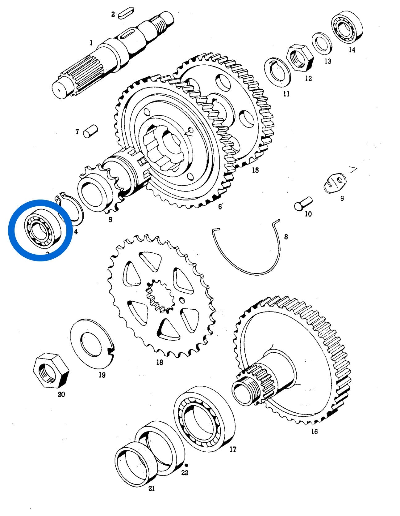 Bearing 12x32x10 6201 zz C3 FAG