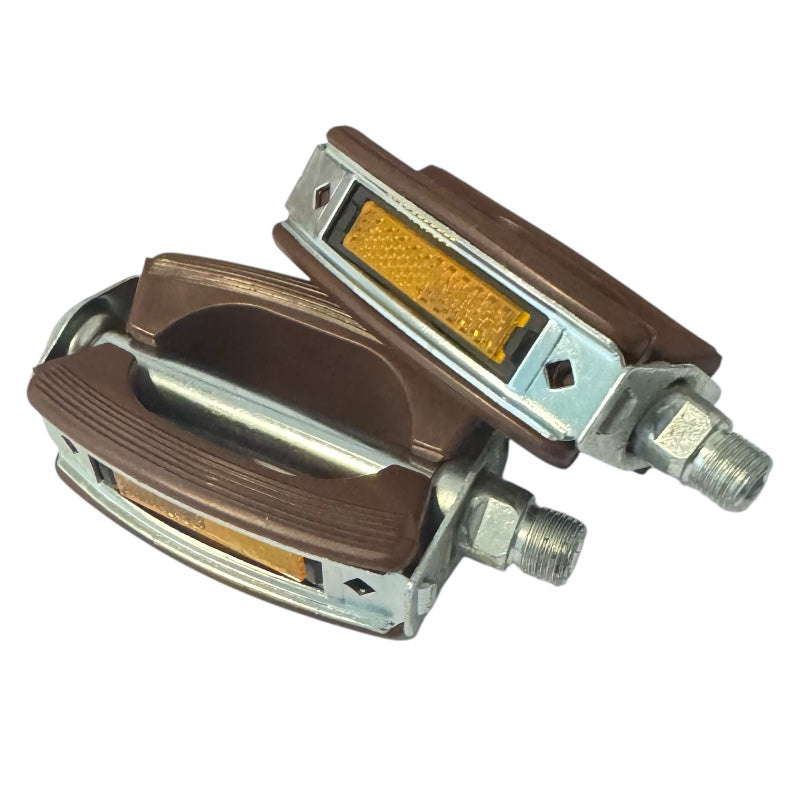 Union Pedal Brown with reflectors