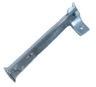 Side footpeg nickel for Tomos A3, A35, APN6