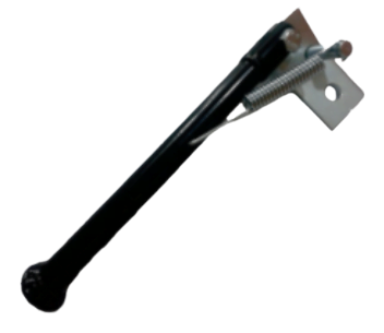 Side footpeg round black, for Tomos A3, A35, APN6