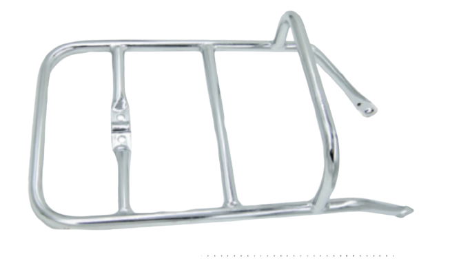 Single seat chrome luggage rack, APN4