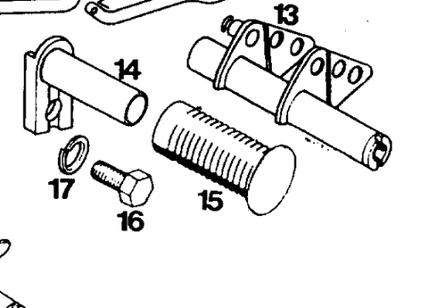 Footpeg rubber (2 pcs), All Tomos models