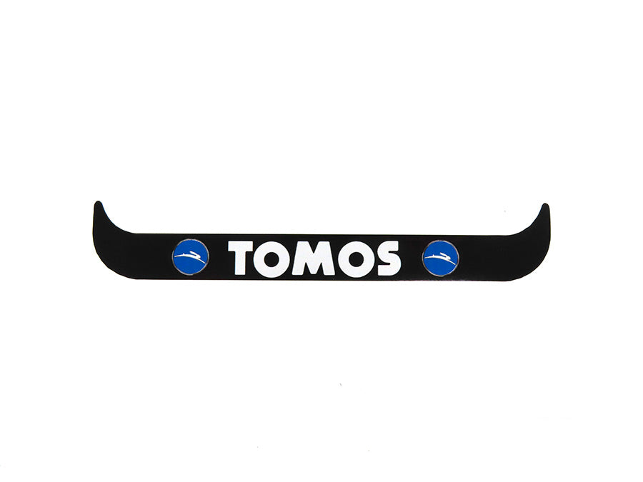 Decal for license plate Tomos