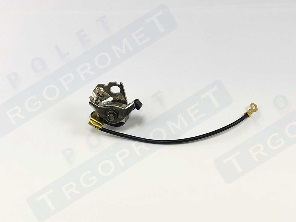 Ignition plate with cable 2 notches for black flywheel