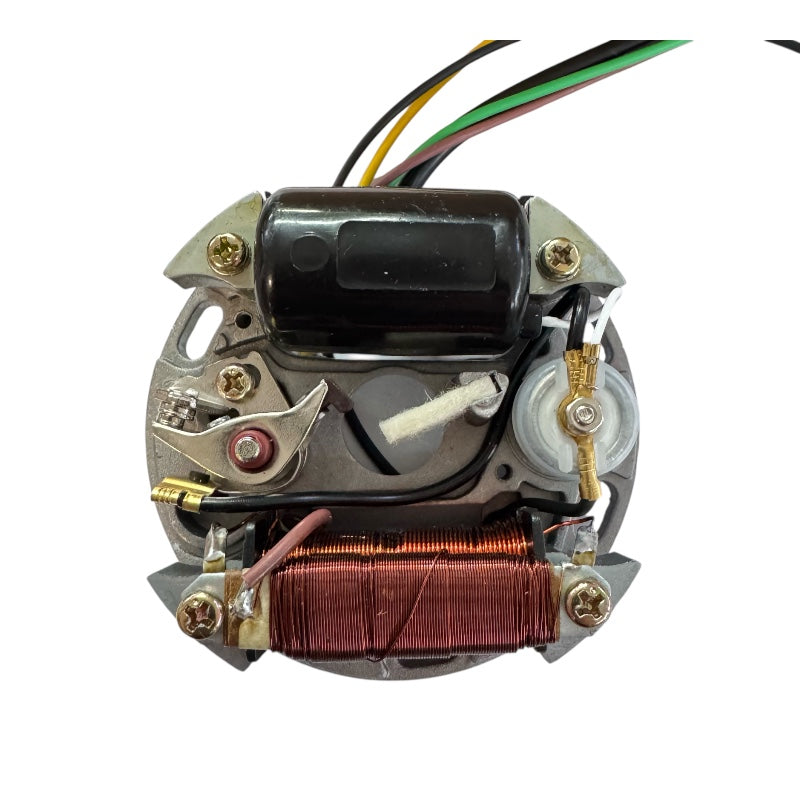 Ignition plate 6V 15/5-3W black flywheel