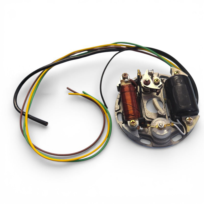 Ignition plate 6V 15/5-3W black flywheel