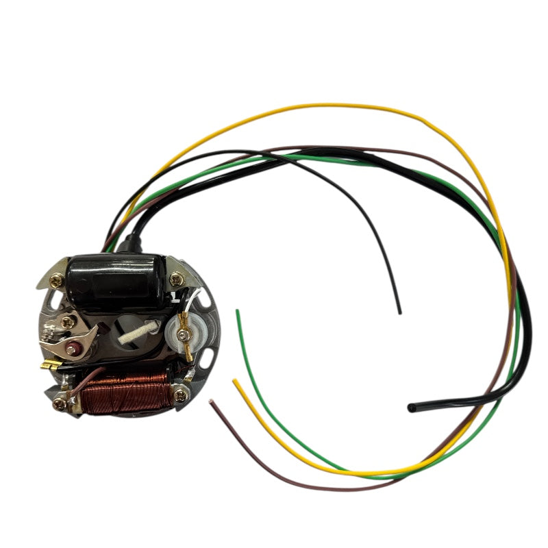 Ignition plate 6V 15/5-3W black flywheel