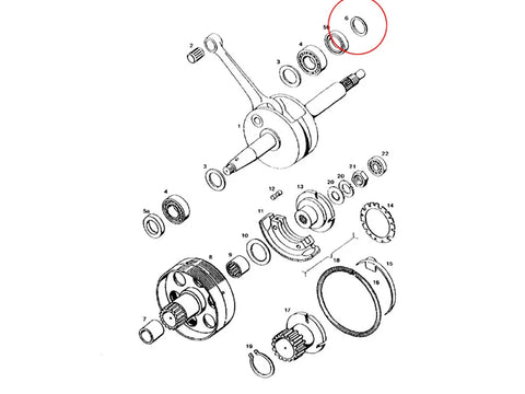 Washer clutch A3 2.0mm (209005)