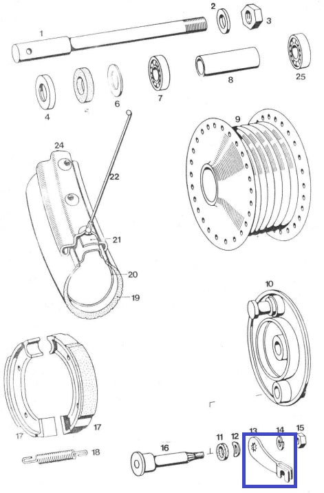 Front brake lever apn