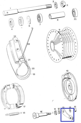 Front brake lever apn