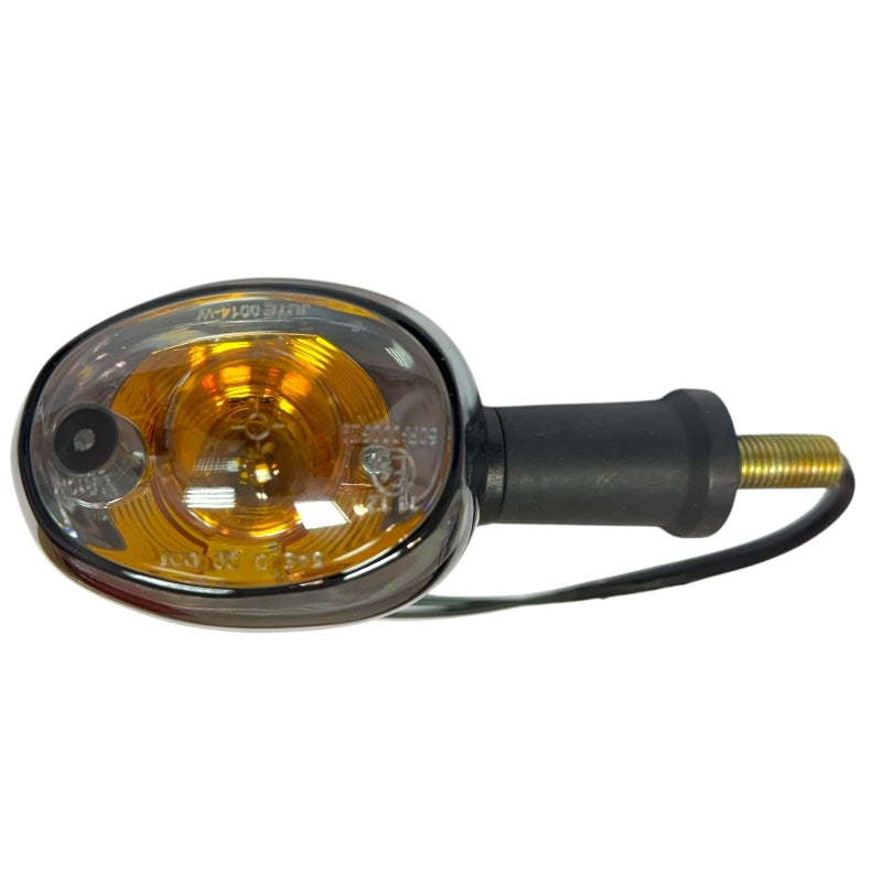 Turn signal with orange bulb larger Left