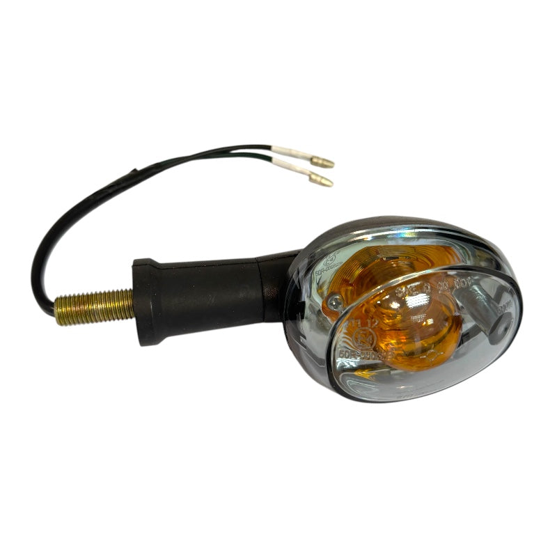 Turn signal with orange bulb larger Right