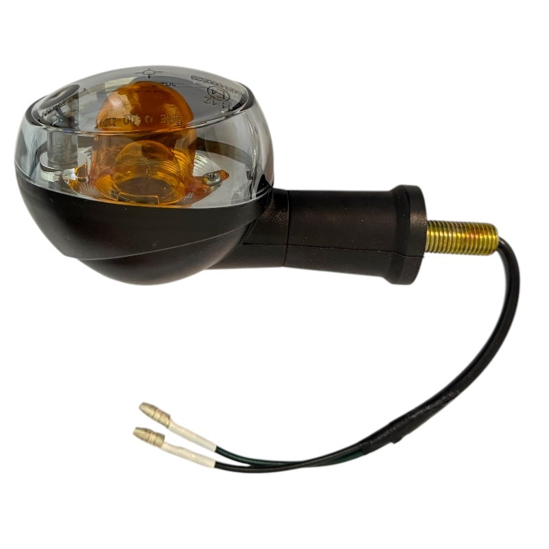 Turn signal with orange bulb larger Left