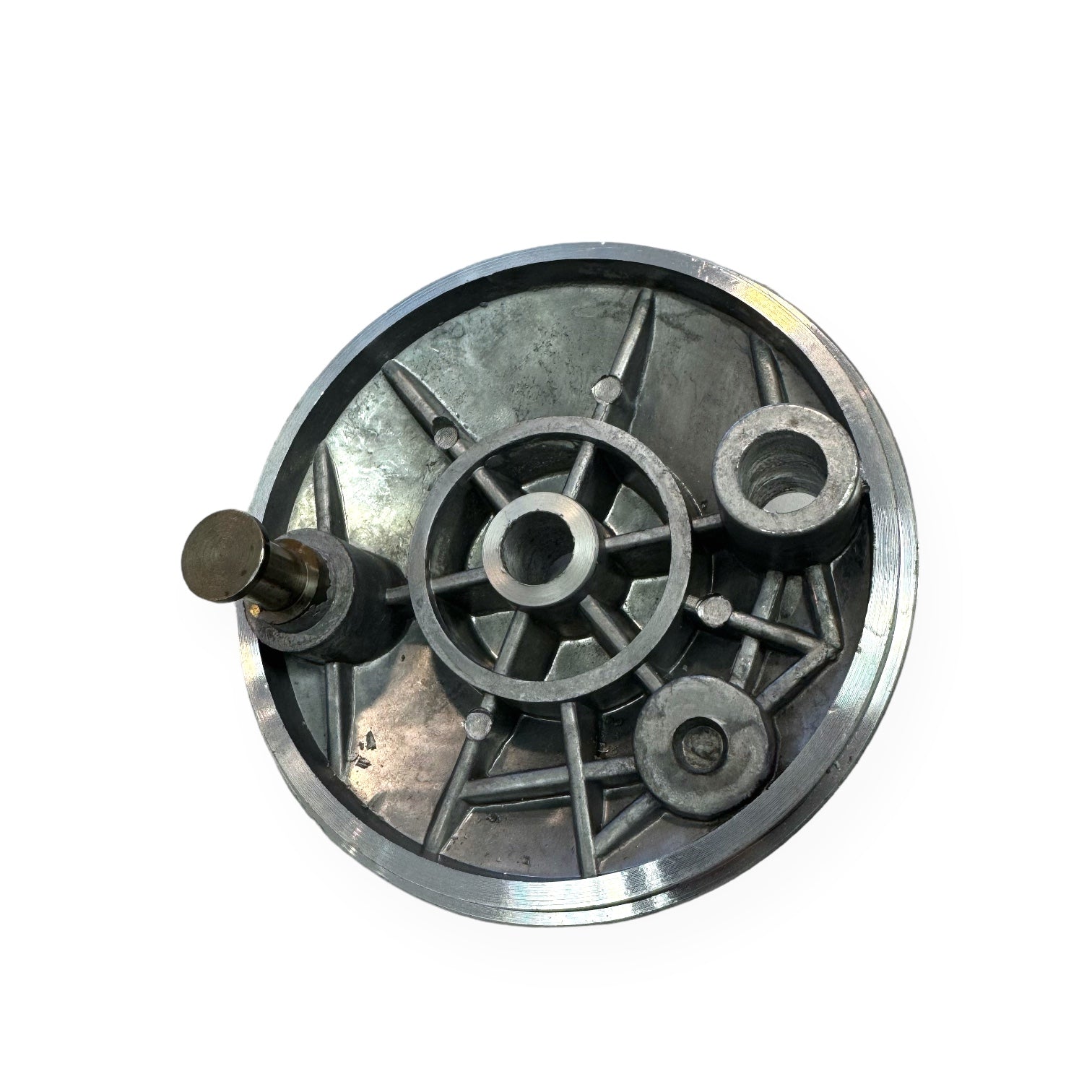 Brake shoe bracket Silver for Tomos Apn4, Apn6, Alpino, Atx