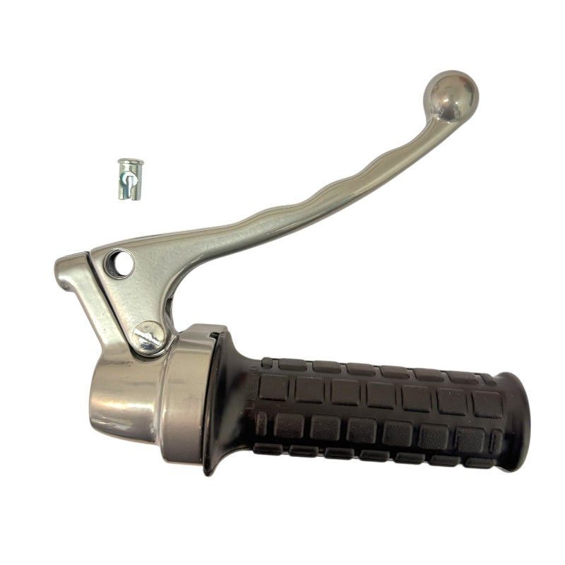 Right grip for gas Tomos moped grey (234501)